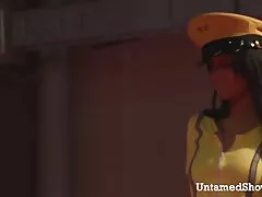 安吉麗娜 · 瓦倫丁的喉嚨和 titjob ptd