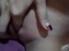 屁股舔妓女吸吮公雞和得到一次面部按摩